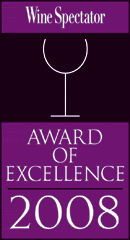 Wine Spectator Award of Excellence